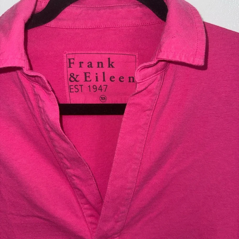 Frank & Eileen Patrick Popover Henley in Rose Size XS - Picture 7 of 9